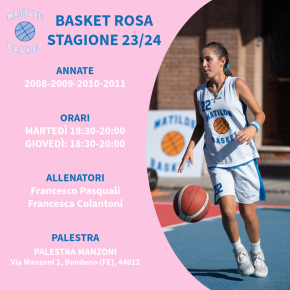 Matilde Basket Rosa 2023/2024