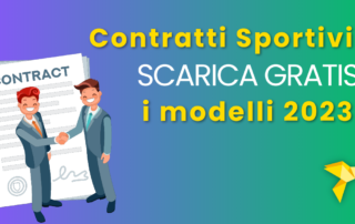 Modelli Contratti Sportivi: SCARICA GRATIS il facsimile dei nuovi contratti di collaborazione sportiva