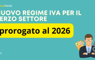 Prorogato al 2026 il nuovo regime IVA per il Terzo Settore