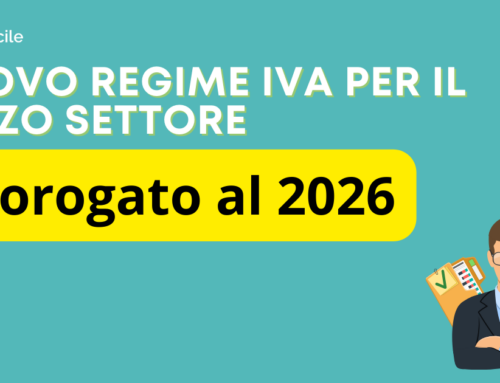 Prorogato al 2026 il nuovo regime IVA per il Terzo Settore